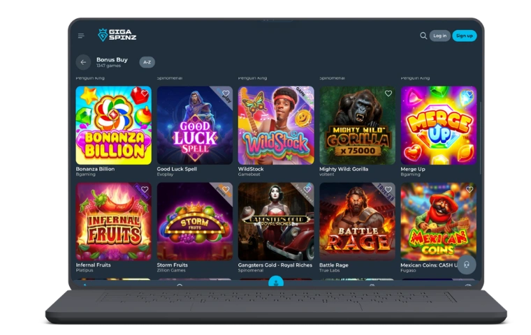 GigaSpinz online casino